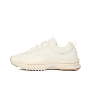 FILA Disruptor Trainer Cushioned Wear Resistant Breathable Low Top Casual Shoes Unisex Beige Yellow