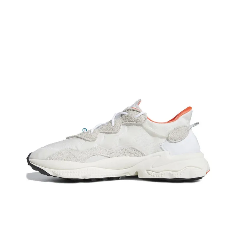 Adidas Ozweego Big Logo White Solar Red-0