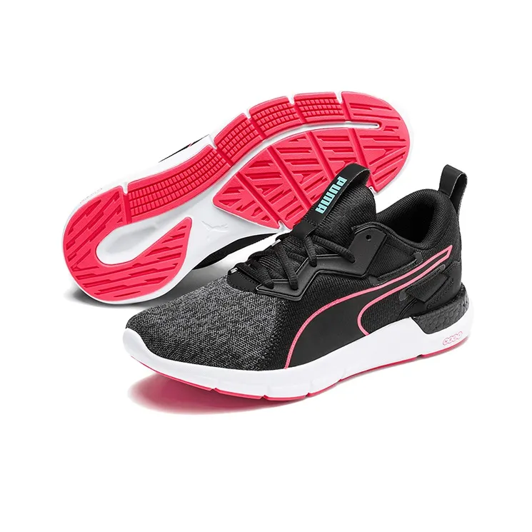 PUMA Nrgy Dynamo Futuro Low Top Running Shoes Black/White/Red Women's-4