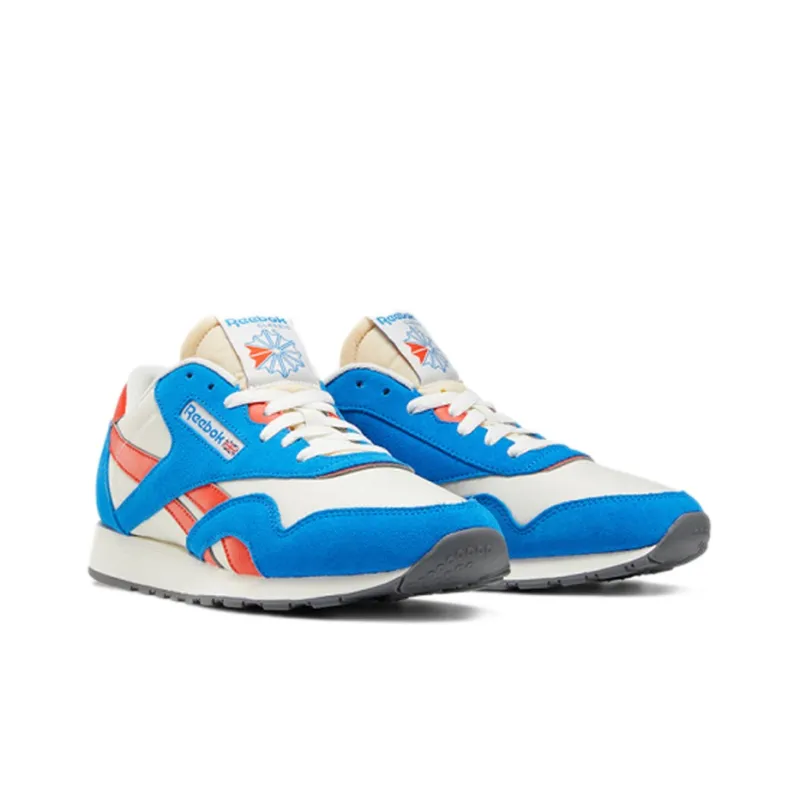 Reebok Classic Nylon Sports Shoes White/Blue/Black-2