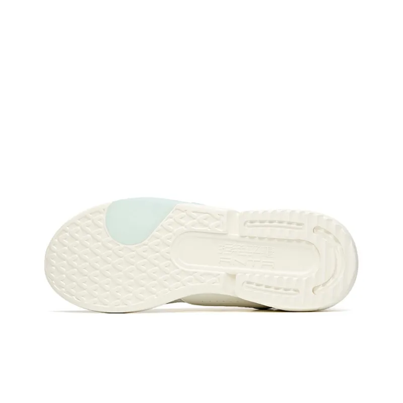Anta Life Collection Cushioning Anti-Slip Wear-Resistant Breathability Low-Top Casual Shoes Men's White Green Blue-4