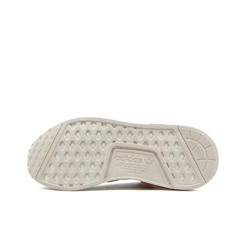 Adidas Nmd R1 Off White Lush Red-4