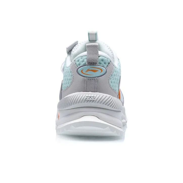 LiNing Nebula M1 Cushioning Low Top Sports Casual Shoes Women's White Gray-5