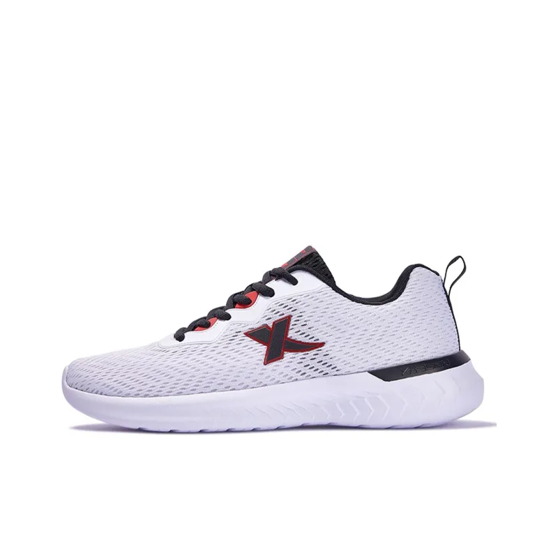 XTEP Shock Absorbers Slip Resistant, Abrasion Resistant, Breathable Low Top Casual Shoes Men's Gray Black-0