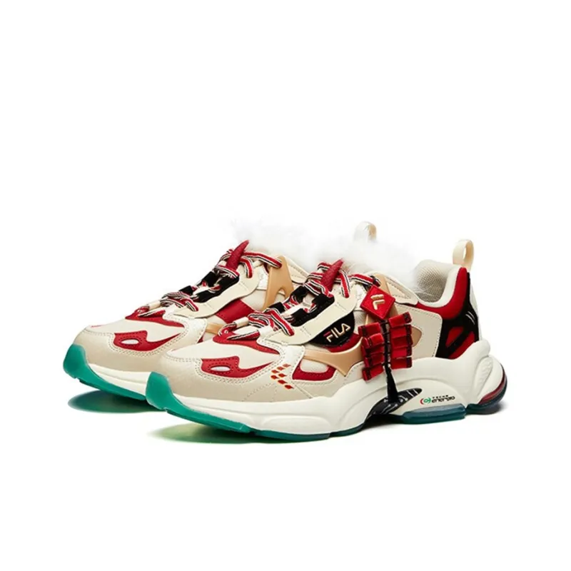 FILA FUSION Rjv 'Creamwhite Dark Red'-2