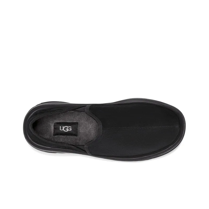 UGG Kick It Slip On Athleisure Casual Sports Shoe Black Fleece Lined-3