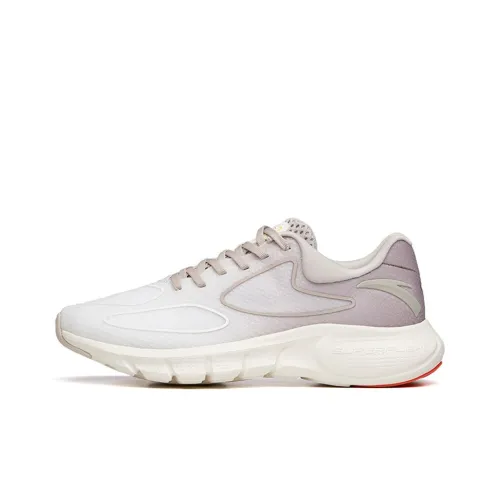 ANTA Life Collection Casual Shoes Men Low Top Ivory White/Light Purple