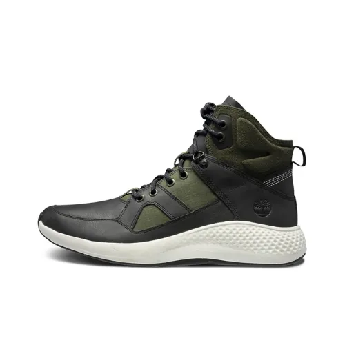 Timberland Casual Shoes Men High-Top Gray Green