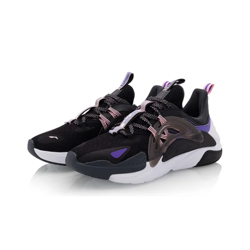 LINING XingHuo Sport Leisure 'Black Purple' Women's-2
