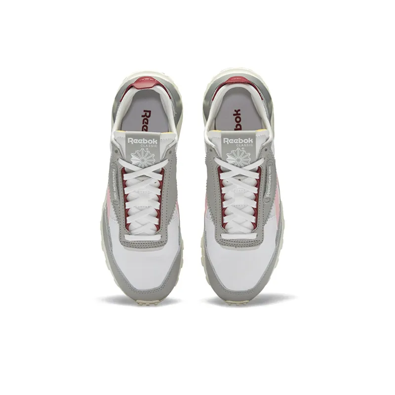 Reebok Women's Classic Leather Legacy 'Stark Grey Maroon' Women's-3