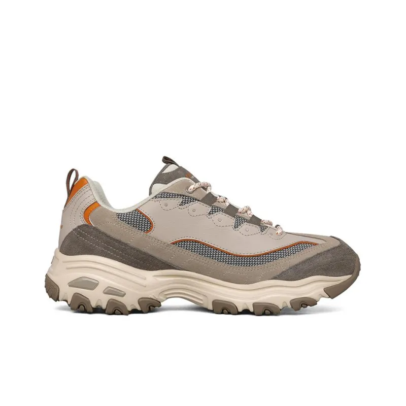 Skechers D'Lites 1.0 Low Top Running Shoes Brown-1