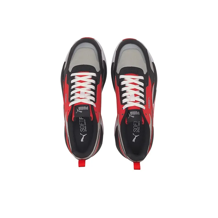 PUMA X RAY 2 Square Pack High Risk RED G 'Gray Red White'-3