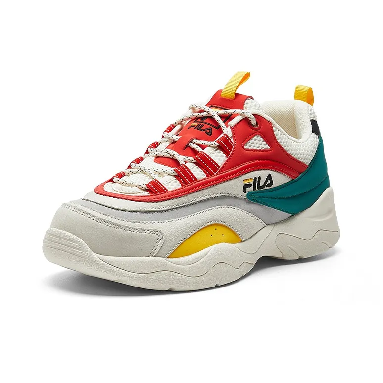 FILA FUSION Ray 1 Casual Shoes Women's Low Top Plain Blue-1
