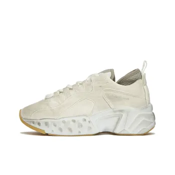 Acne Studios Manhattan Tumbled Anti Slip Wear Resistant Low Top Casual Shoes Women's Ecru
