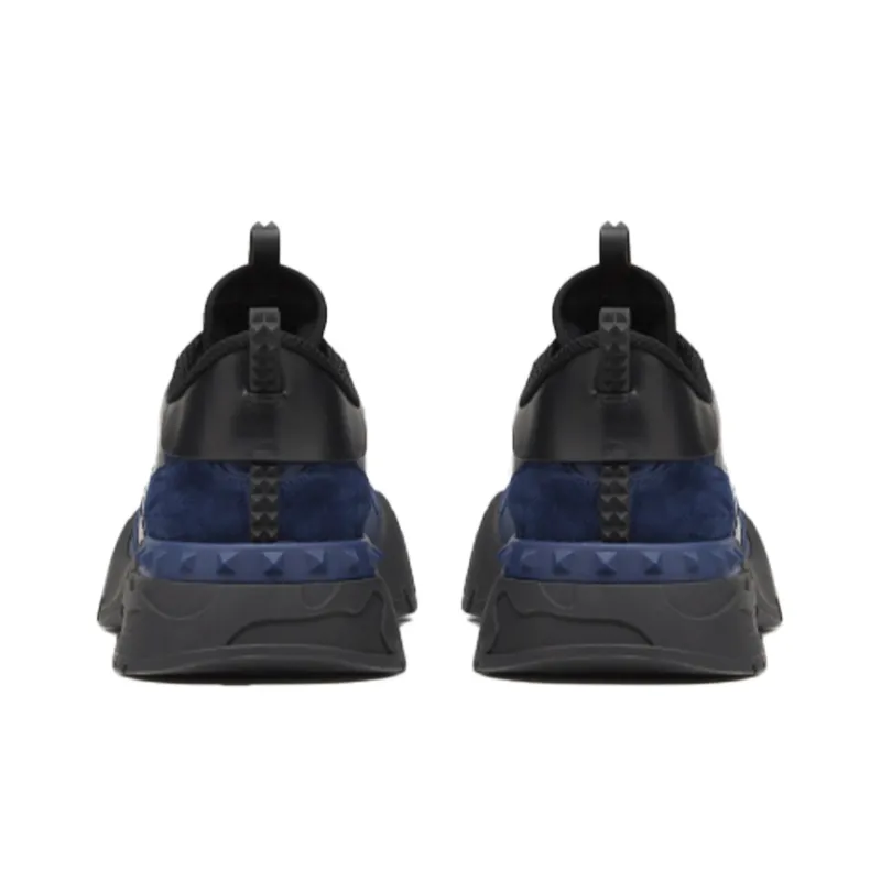 Valentino Rockrunner Lightweight Low Top Casual Shoes Men's Blue-4