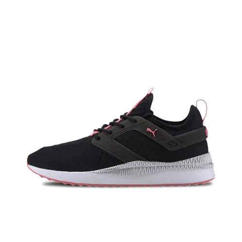 PUMA Pacer Next Casual Shoes Women's Low Top Black/White/Pink/Silver
