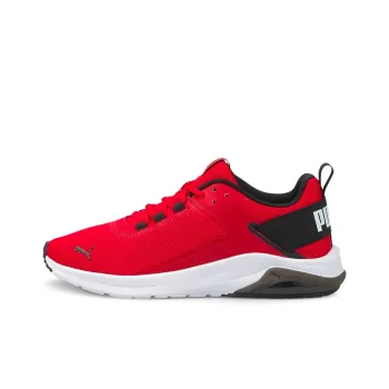 PUMA Electron E Trainers Anti-Slip And Wear-Resistant Breathable Low-Top Casual Shoes Men's Red Black
