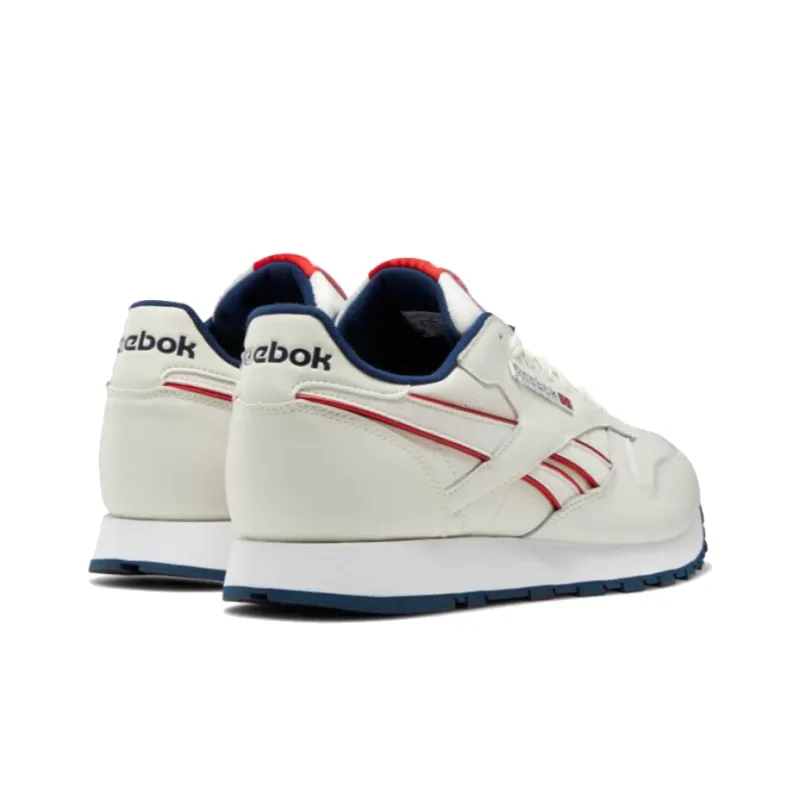 Reebok Classic Leather 'Chalk Navy Red'-3