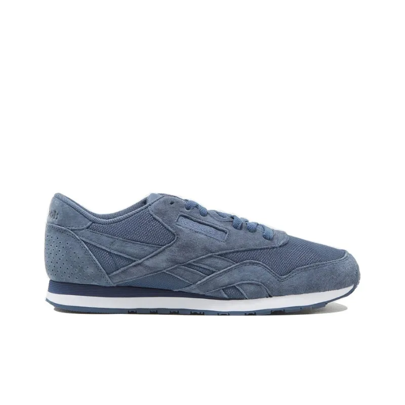 Reebok Classic Nylon Casual Shoes Men Low-Top Denim Blue-1