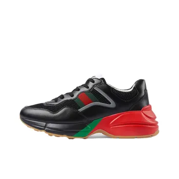 GUCCI Rhyton 'Black Red Green Reflective'