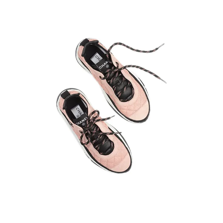CHANEL Low Top Casual Shoes Women's Pink-1
