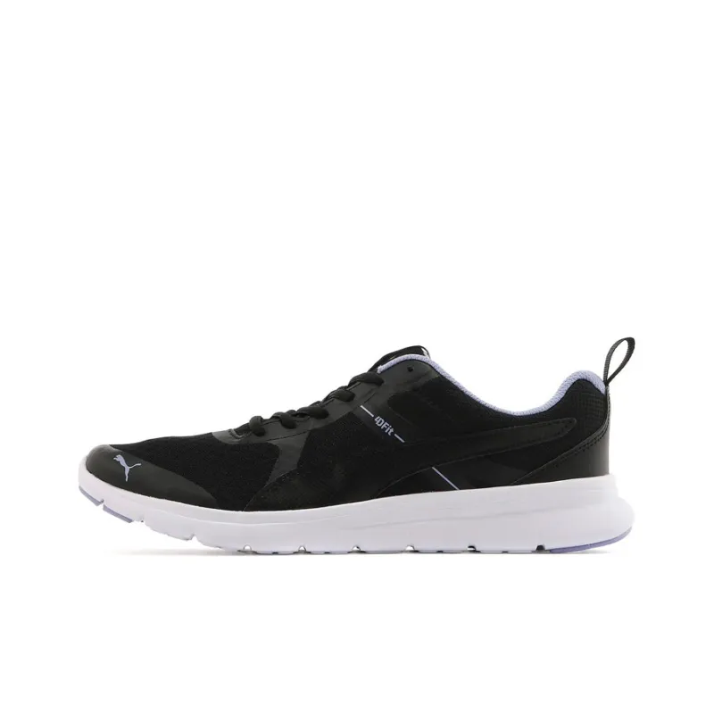 PUMA Flex Essential Casual Shoes Unisex Low-Top Black/Purple-0
