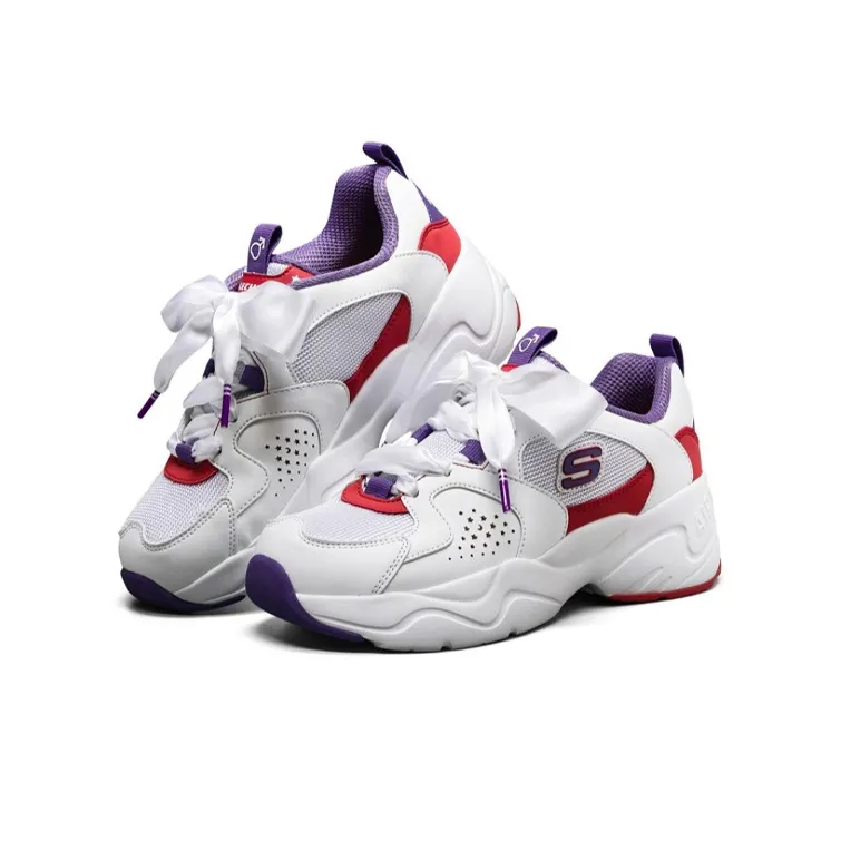 Skechers Sailor Moon X Skechers D Lites Airy 2.0 Running Shoes White/Purple Women's-2