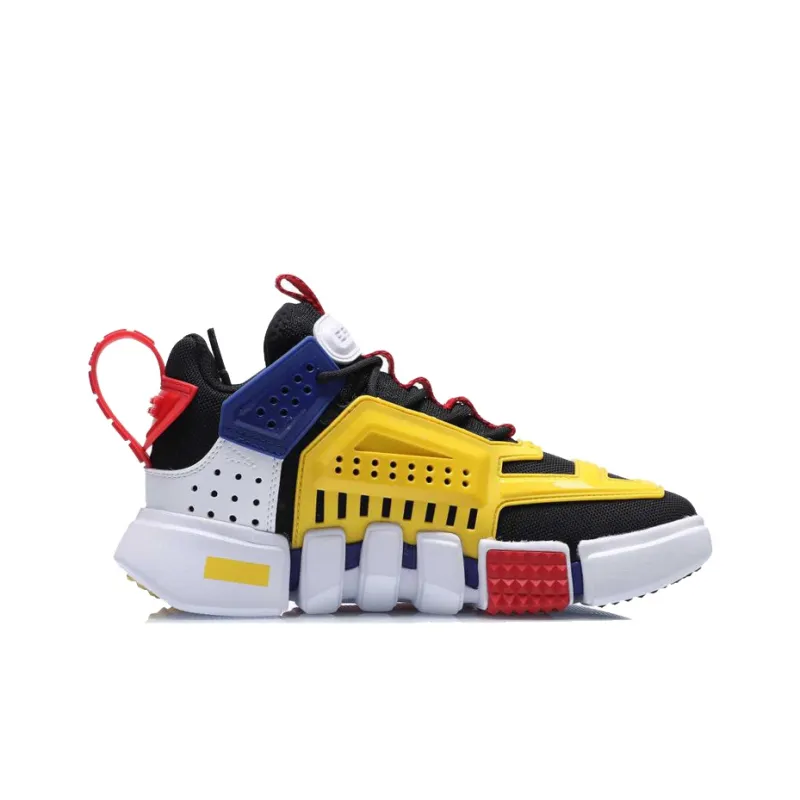 LiNing Enlightenment Shock Absorbers With Slip Resistant And Abrasion Resistant Properties Low Top Casual Shoes Women's-1