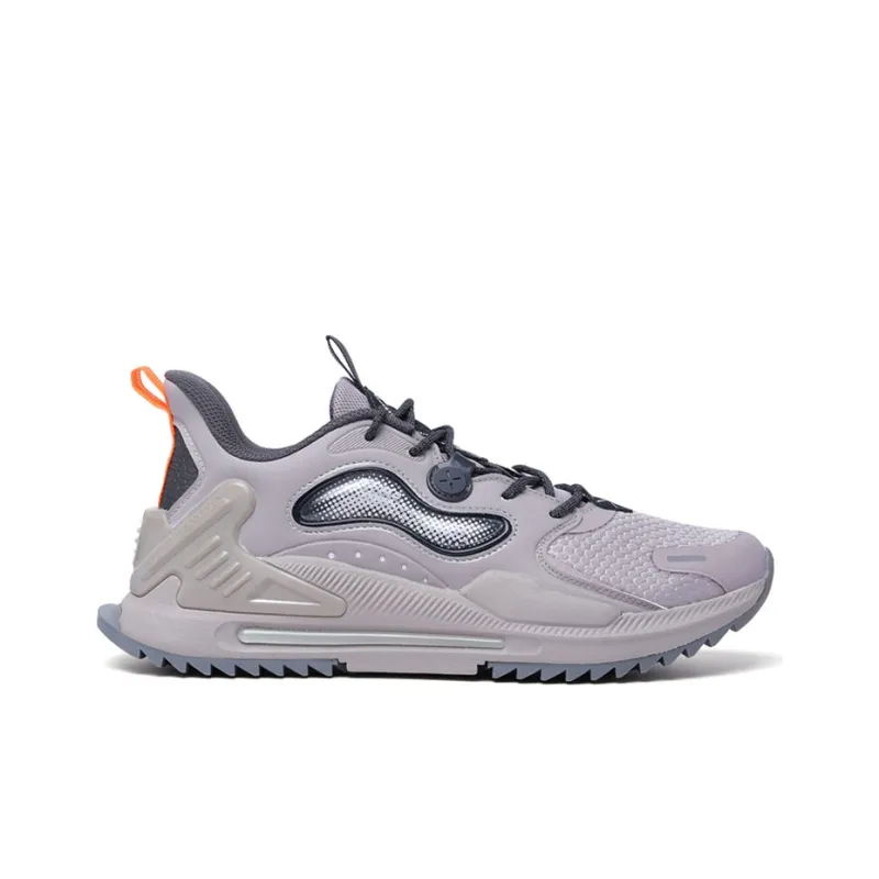 XTEP Mecha Series Low Top Casual Shoes Men's Medium Gray-1