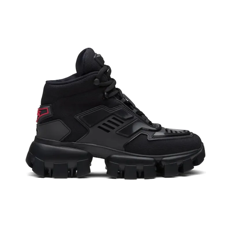 PRADA Cloudbust Thunder Casual Shoes Women's High-Top Black-1