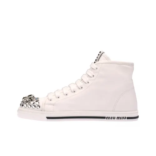 MIU MIU Casual Shoes Women's High-Top White