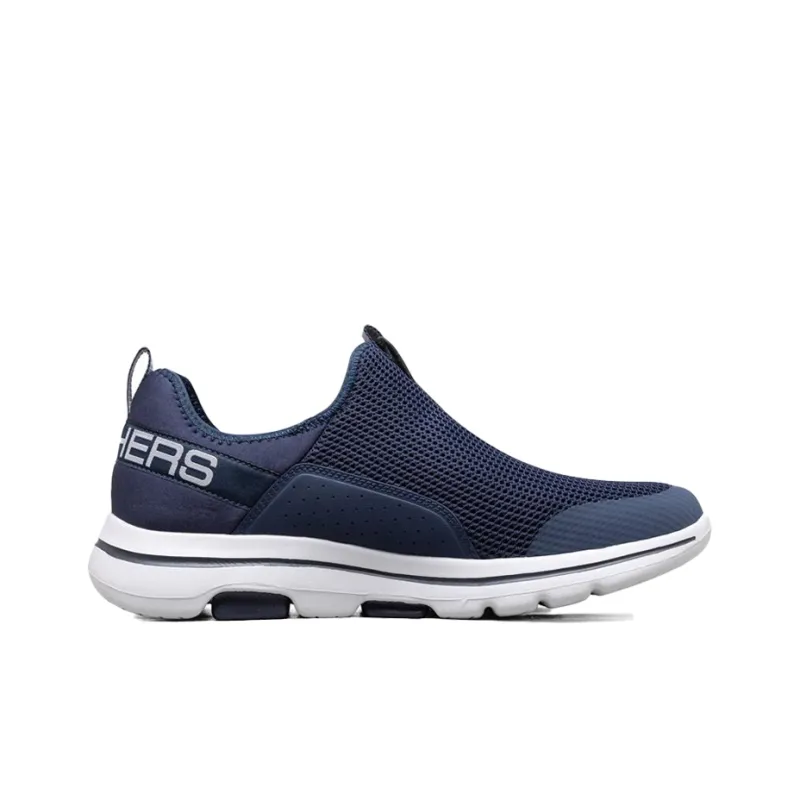 Skechers Go Walk 5 Cushioning Low-Top Casual Shoes Men's Navy-1