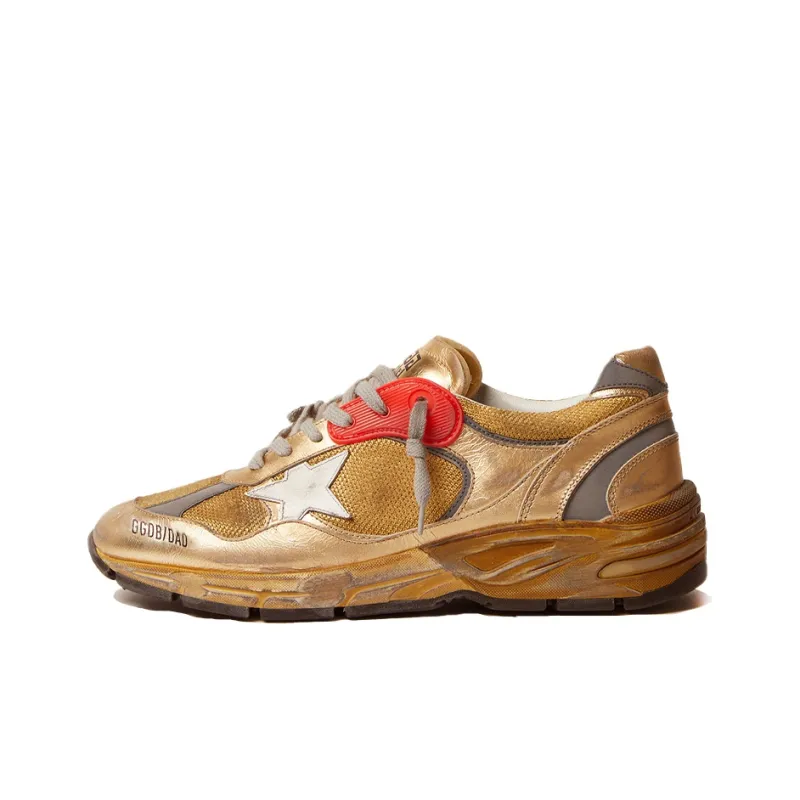 Golden Goose Dad-Star White Red Silver Grey-0