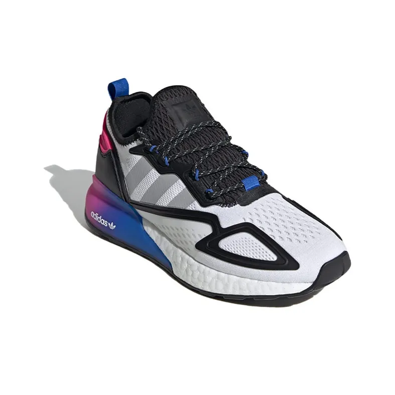 Adidas Zx 2K Boost White Multi Purple Pink-2