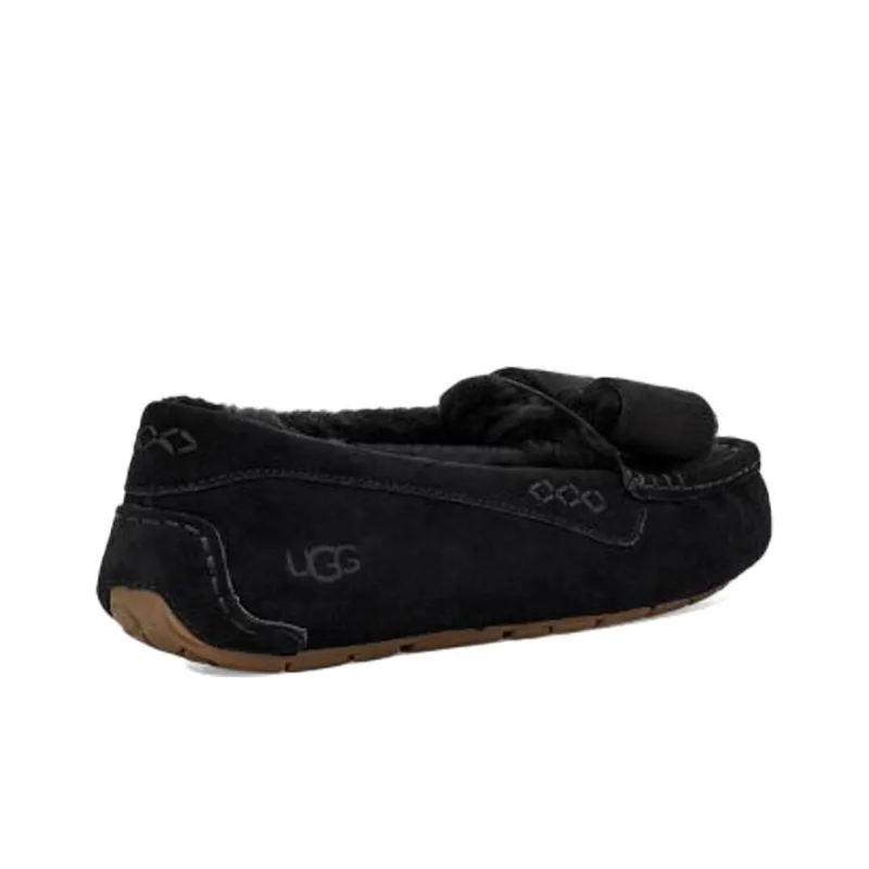 UGG Ansley Twinface Bow 'Black' Women's-3