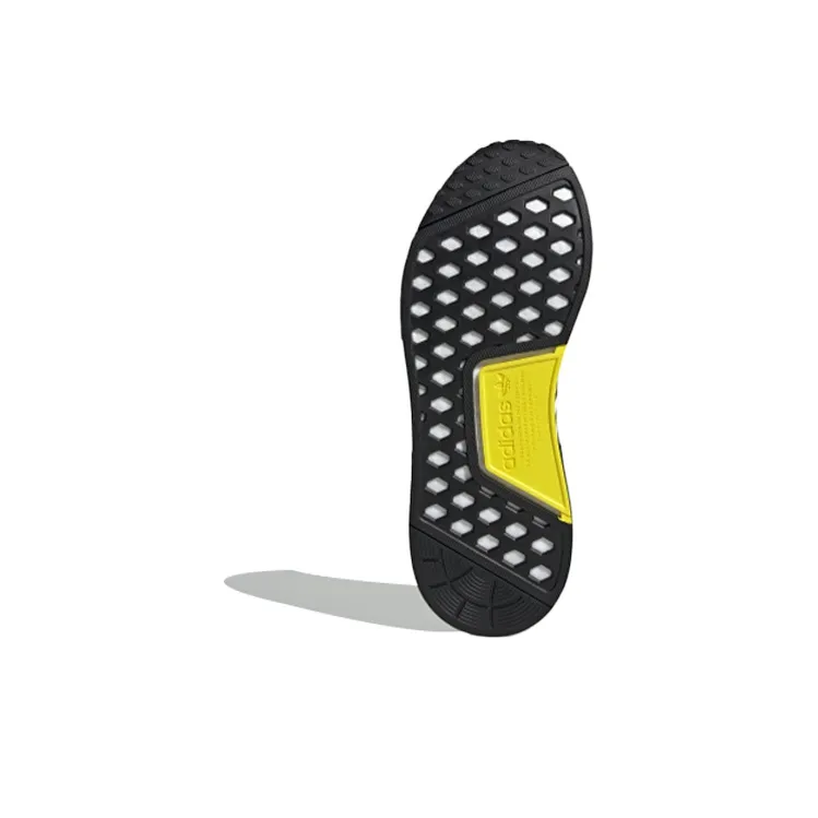 Adidas NMD_R1 Stlt Primeknit 'White Black Bright Yellow'-4
