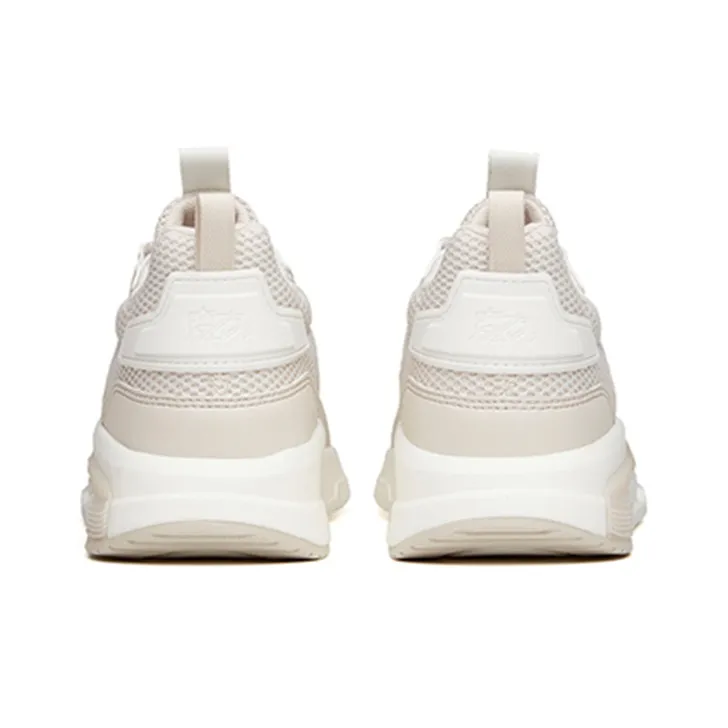 ANTA Casual Shoes Women's Low Top Ivory White/Mud Gray-3