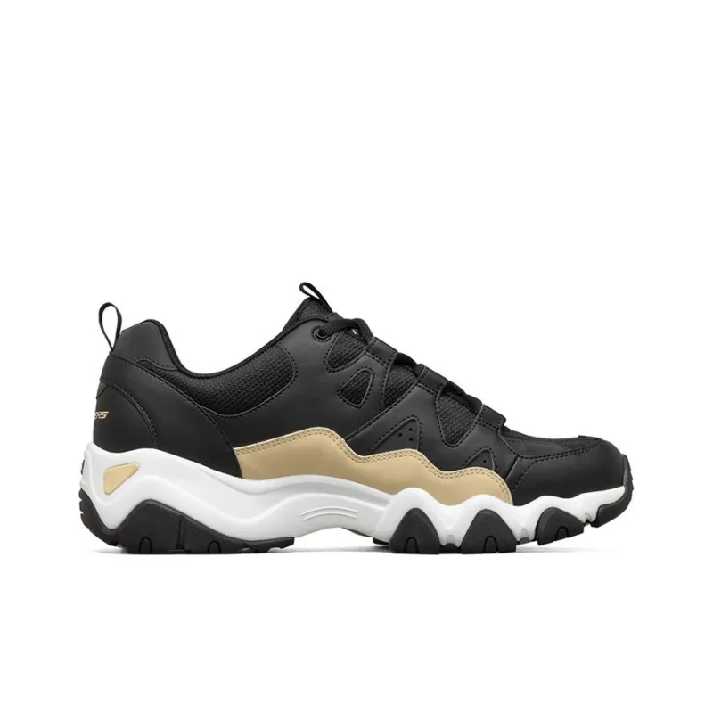 Skechers D'Lites 2.0 Running Shoes Black/White-1