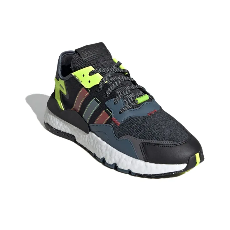 Adidas Nite Jogger Grey Blue Yellow-2