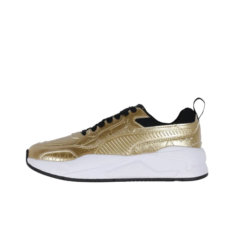 PUMA X Ray2 Square Metallic Tum Running Shoes Gold-1