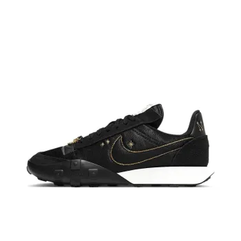Nike Waffle Racer 2X 'Zodiac Signs' Durable Breathable Low Top Sports Casual Shoes Women's Black Gold