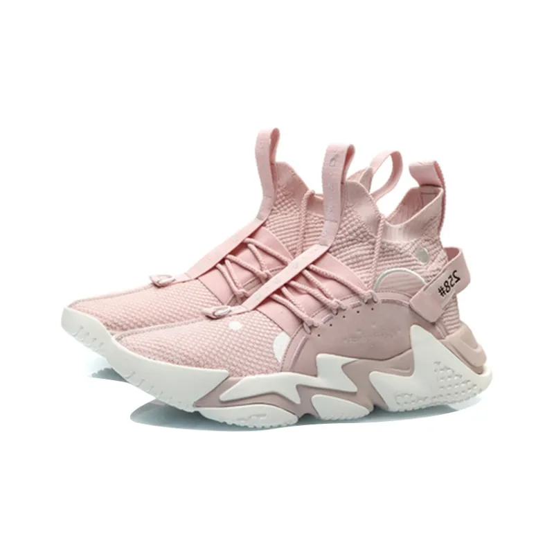 LiNing CF Counterflow Source Cosmic Dust Slip Resistant High Top Sports Casual Shoes Men's Pink-2