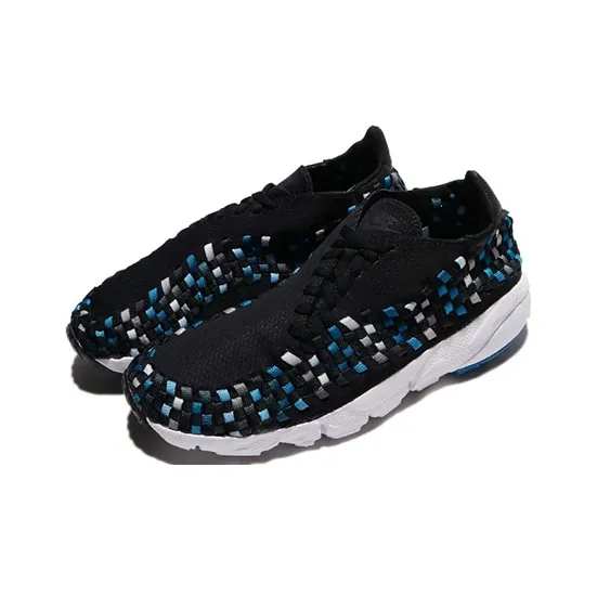 Nike Air Footscape Woven Nm Black/Blue Jay White-3