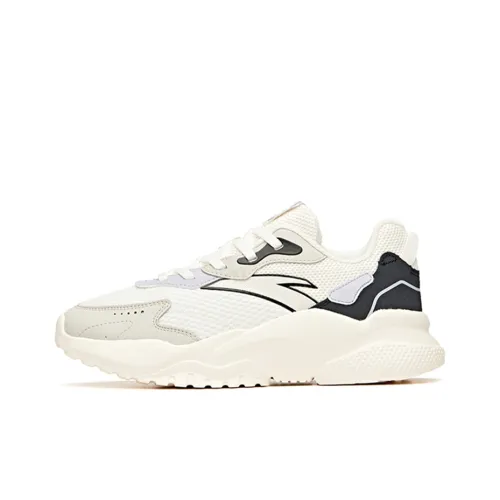 Anta Life Collection Cushioning Anti Slip And Wear Resistant Low Top Athletic Shoes Women's White Gray Black