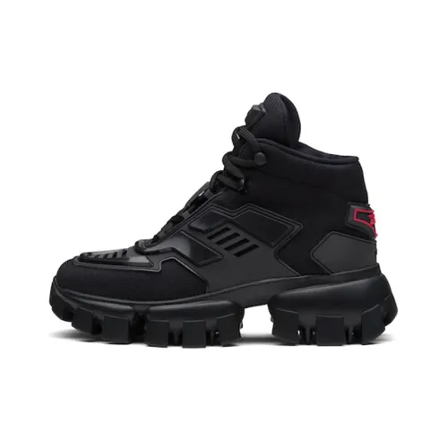 PRADA Cloudbust Thunder Casual Shoes Women's High-Top Black