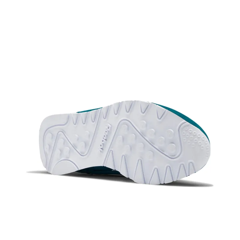 Reebok Classic Nylon Casual Shoes Women's Low-Top Blue/Green-5