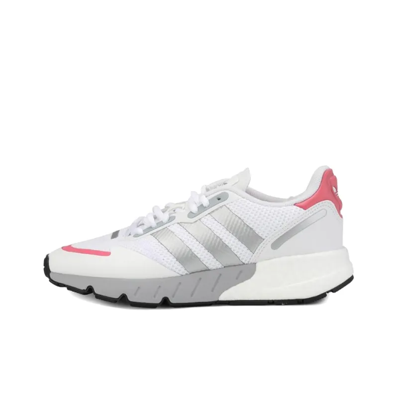 Adidas Zx 1K Boost White Silver Metallic Women's-0