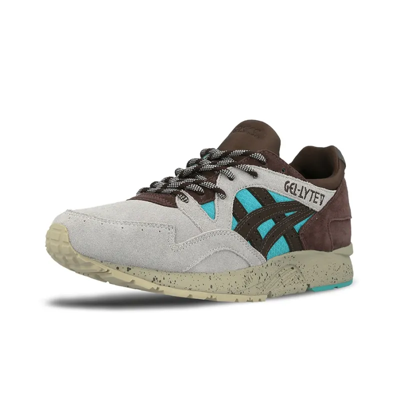 Asics Gel-Lyte V Low-Top Casual Shoes Unisex Gray Brown-2