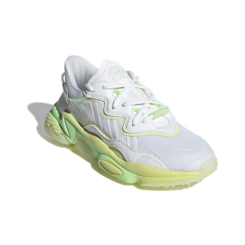 Adidas Ozweego White Yellow Tint Women's-2