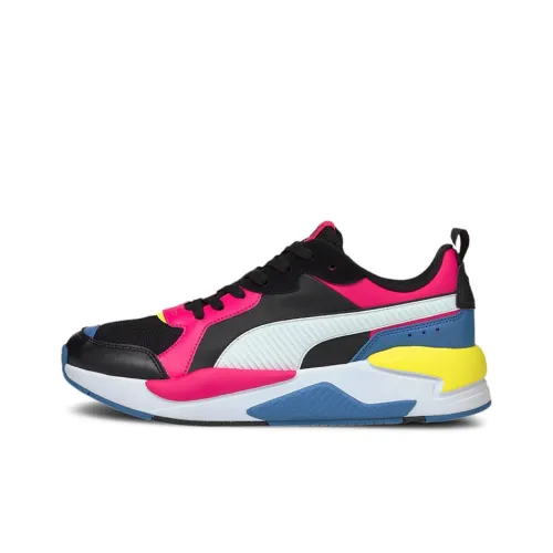 PUMA X-RAY Casual Shoes Unisex Low-Top White/Black/Pink/Yellow/Blue